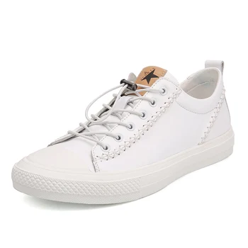 

New Fashion Men Luxury Shoes Korean Moccasins Black Leather Shoes Genuine leather Autumn Shoes Men Casual Loafers 2019 New