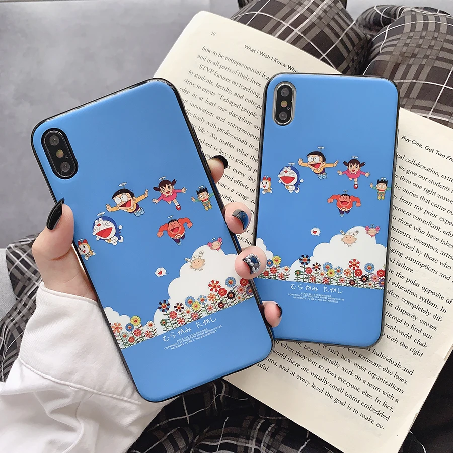 

Cute Cartoon Robot Cat phone case for For Huawei mate20 pro 20x P20 p30 Pro lite honor 10 lite 20 10i silicone covers case