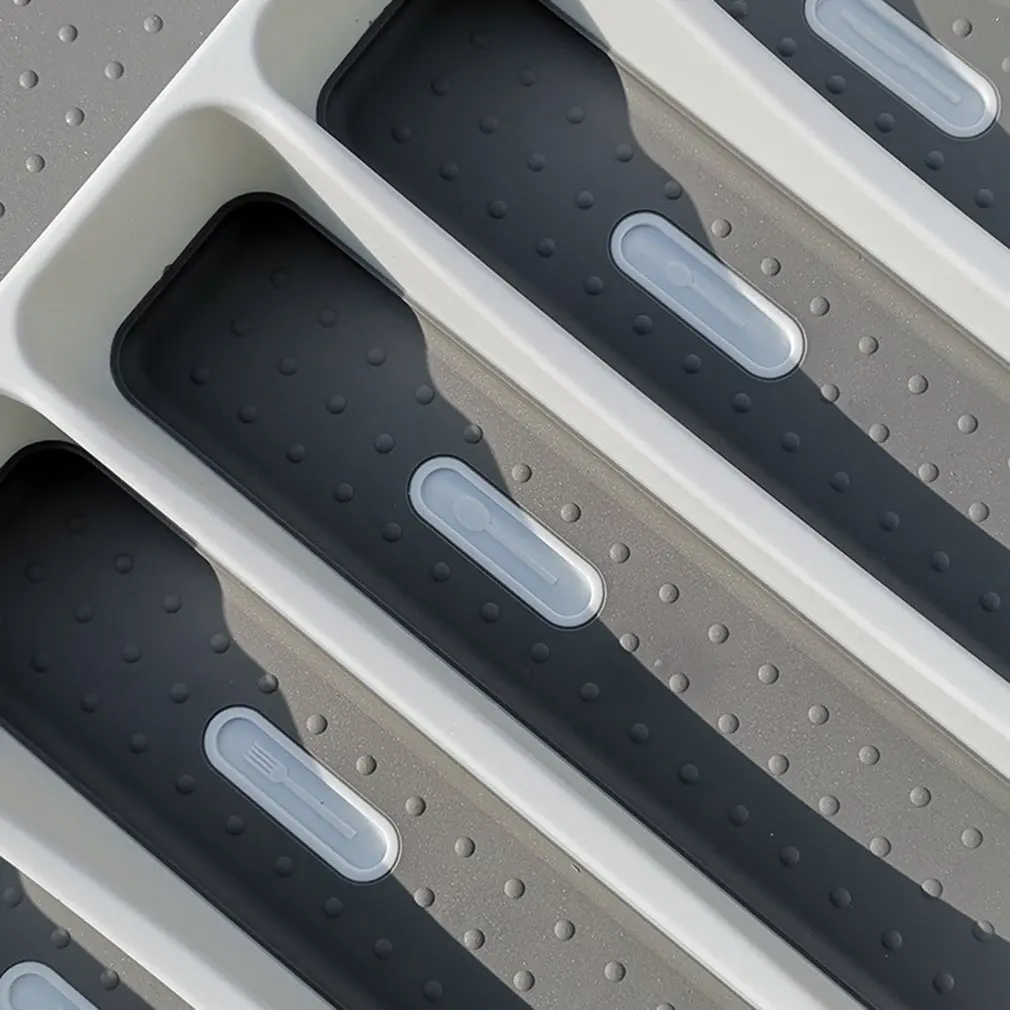 Cutlery Tray Drawer Cutlery Tray Cutlery Storage Box Plastic Cutlery Storage Tray Separation Professional
