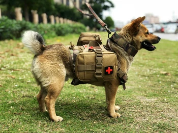 

New Army Tactical Dog Vests Military Dog Clothes training Load Bearing Harness SWAT Dog Training rescue Molle Vest Harness S-XL