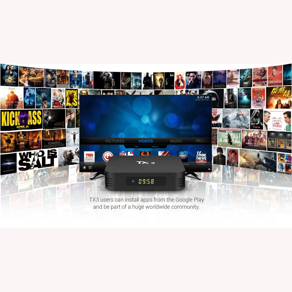 Android 9,0 Smart tv BOX Tanix TX3 Amlogic S905X3 8K телеприставка 4 Гб ОЗУ 32 Гб 64 Гб ПЗУ 2,4 г/5 ГГц двойной Wifi BT H.265 медиаплеер