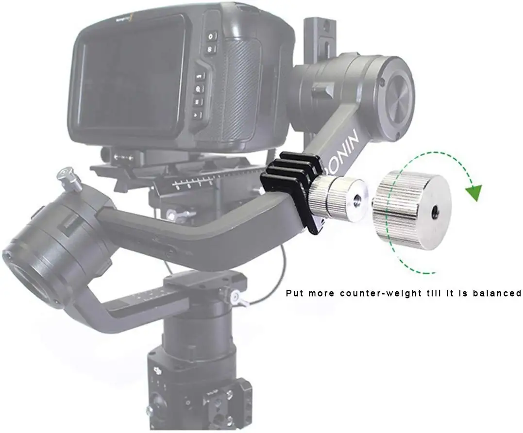 Дизайн Lanparte противовес с резьбой 1/4 совместим с DJI Ronin-S Gimbal