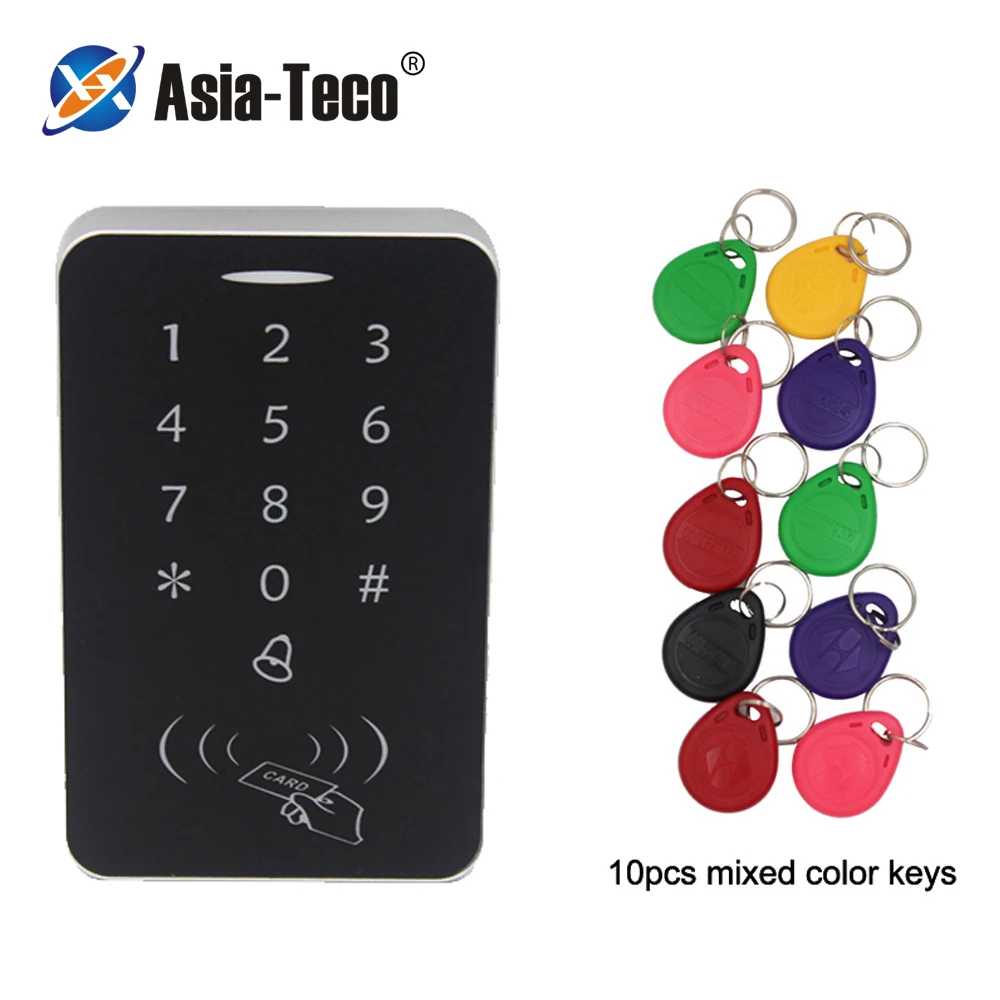 Standalone access controler system RFID 125KHZ Access Control Keypad digital panel Card Reader smart  Door Lock System 2000 user
