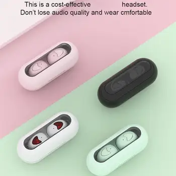

Macaron TW10 Wireless Earphone With Charging Box Bluetooth 5.0 Stereo Earphone Bass In-Ear Headset Sports s