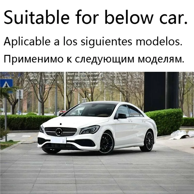 Система управления Автомобильная хромированная декоративная наклейка для стайлинга автомобиля полосы яркие блестки Чехлы 18 19 для Mercedes Benz CLA класс
