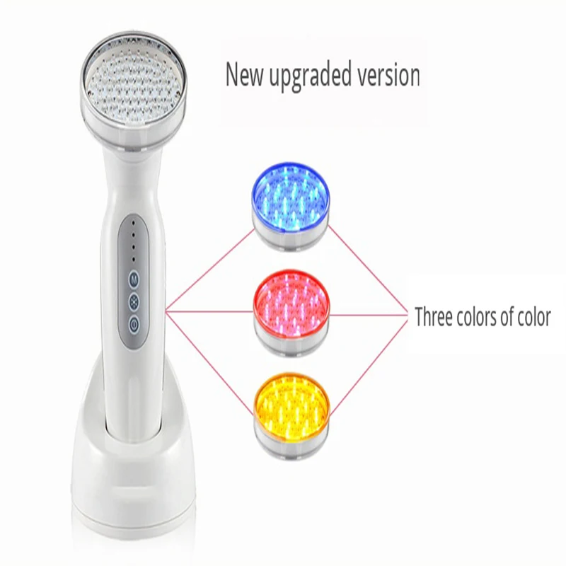  LED Photon Skin Care Device Nano Tricolor Light Continued Pulsed Led Light Therapy Mesotherapy Ther - 4000444589143