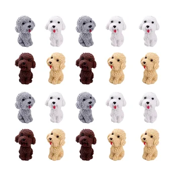 

20Pcs Pencil Erasers Cute Teddy Dog Cartoon Creative Rubber Erasers Pencil Erasers Stationery Supplies for Kids Student