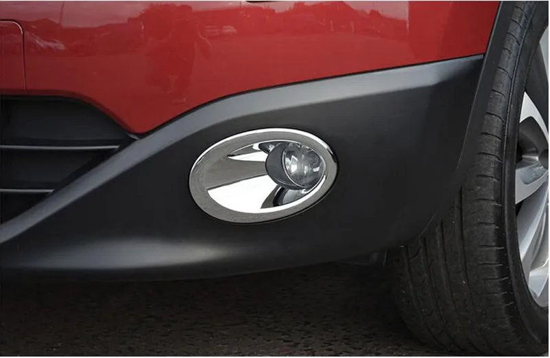 Fit For Nissan Qashqai / 2 Dualis 2010 2011 2012 2013 Chrome Front Fog Light Lamp Cover Trim Molding Bezel Garnish Sticker | Автомобили и