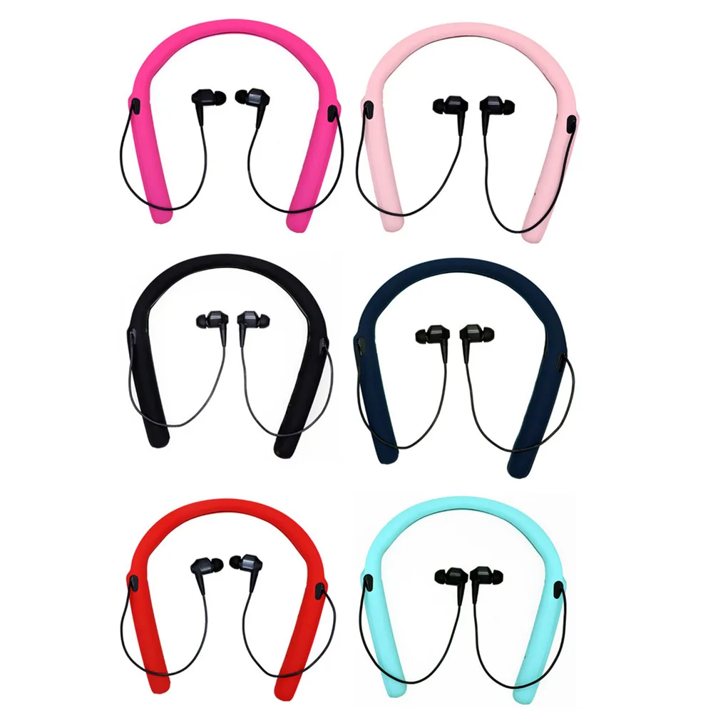 

Soft Silicone Cover Protective Case for Sony WI-1000X Wireless Headset Accessories Replacement Headphones Sleeve Cover