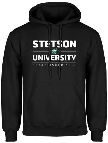 TSDFC Stetson черная флисовая толстовка 'Stetson Университет Est 1883' Унисекс Мужская