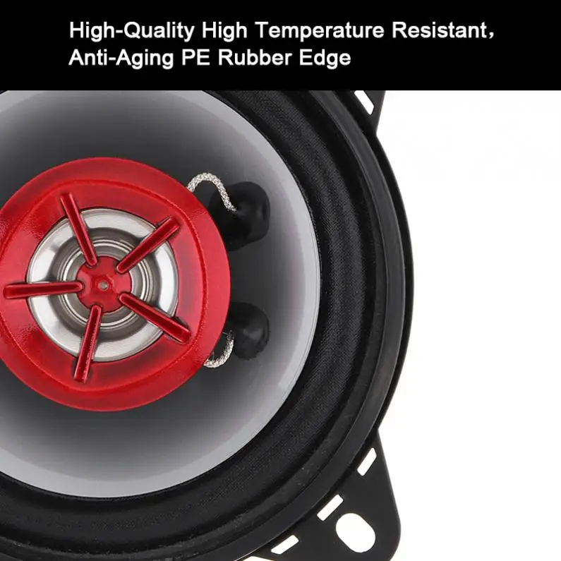 1 Pair 4 Inch 2 Way Car Coaxial Speakers Universal Auto Audio Stereo Full Range Frequency HiFi Speaker Non-destructive