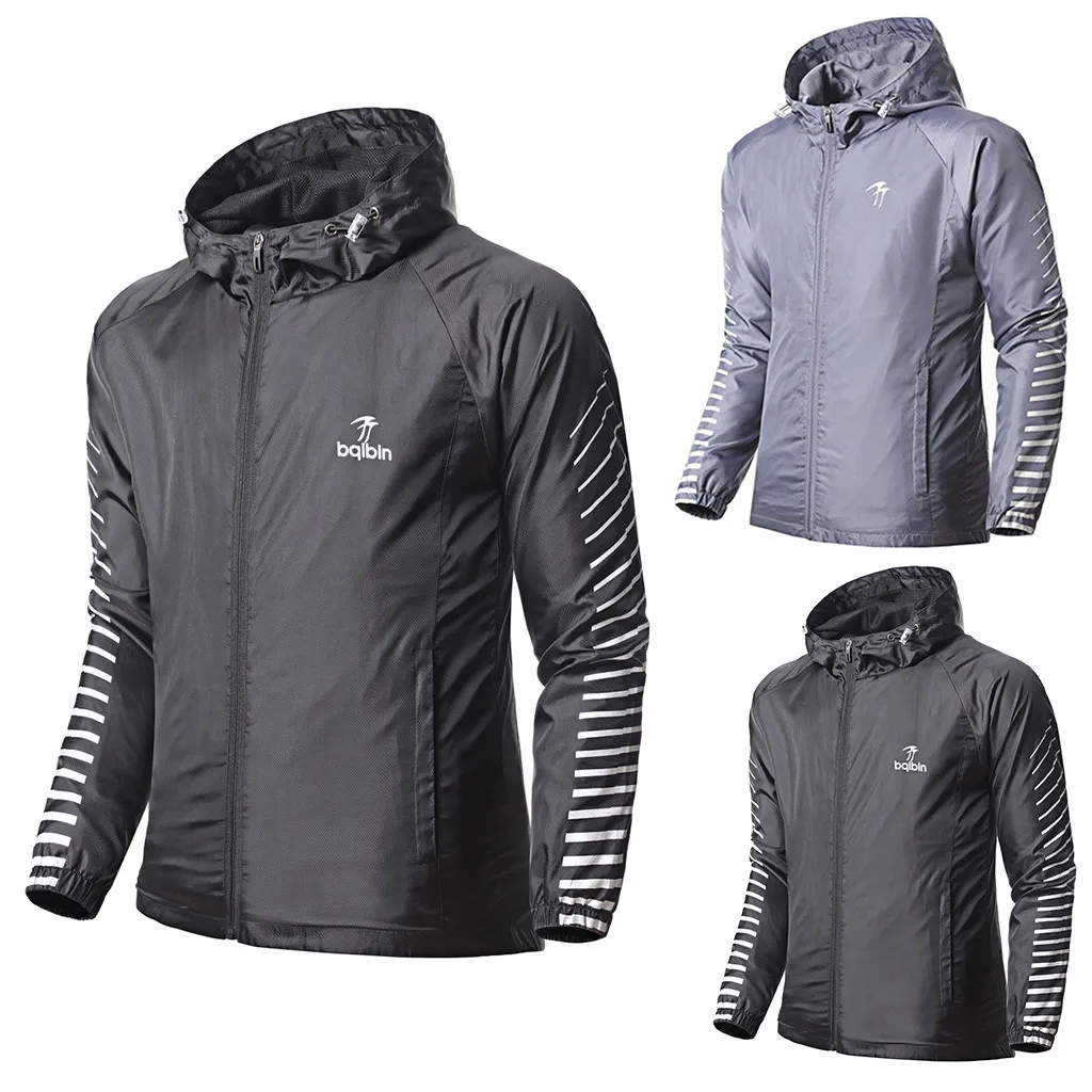 

Men's Outdoor Jacket Autumn Winter Men's Outdoor Waterproof Hooded Casual Long-sleeved Jacket Top Blouse