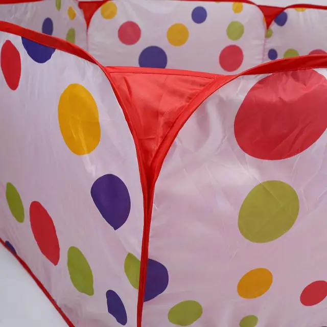 Hot 1/1.2/1.5M Portable Pool Baby Hexagon Dot Play Tent Foldable Children Play House Ocean Ball Playing Pool Indoor Outdoor Paly 5