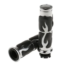 " 25 мм хром Мотоцикл Chopper Cruiser руль ручные ручки дроссельной заслонки концы