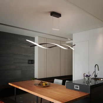 

800/1000/1200mm Modern Led Pendant Lights Lamp Handing Pendant Lamp Fixtures White/grey for Dining Room Kitchen Room Home Iron