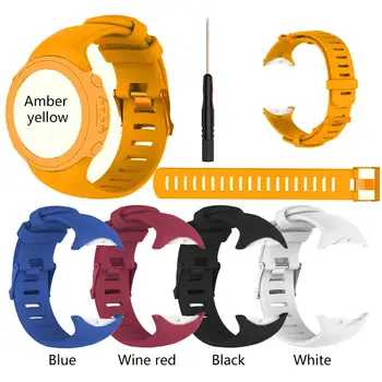 

Silicone Watchband Sports Wrist Strap with Long Strap for SUUNTO D6 Dive/D6i