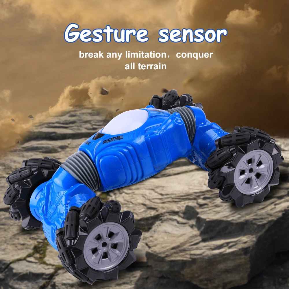 Пульт дистанционного управления трюк 4WD RC автомобиль жесты внедорожник часы светильник музыка Дрифт танцы сторона Вождение RC игрушка подарок для детей