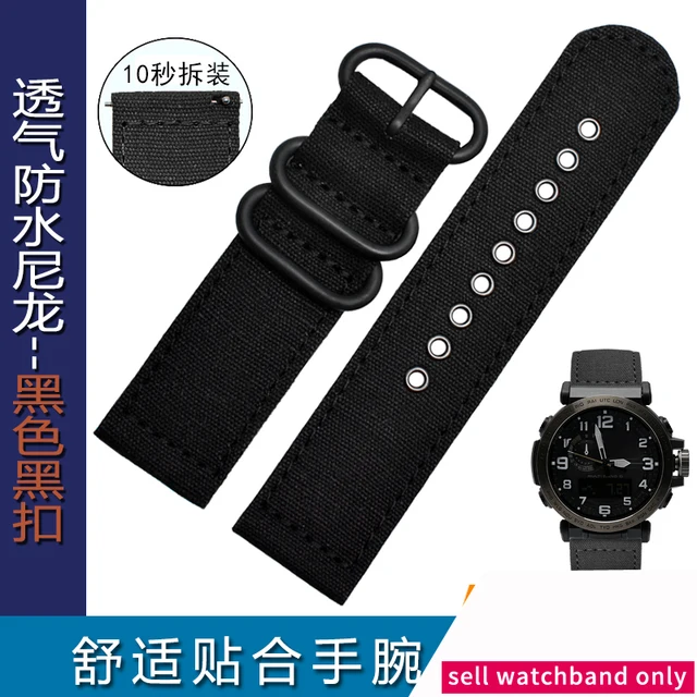 For Casio Protrek 5571 PRW 6600y 5497 PRG 600Y/650 Nylon Watchband  24mm|Watchbands| - AliExpress