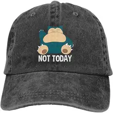 Snorlax модная повседневная Регулируемая ковбойская шляпа бейсболка для мужчин и женщин Черная