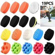 

Polishing Disc Cleaning Tool High Density 3-Inch Car Foam Buffing Pad Waxing Sponge Sponge Buffing Pad 19Pcs/Set