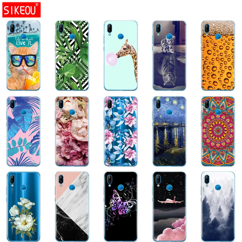 Case For Huawei P20 Lite Case Cover For Huawei P20 Pro Case Back Cover Silicon 360 Full