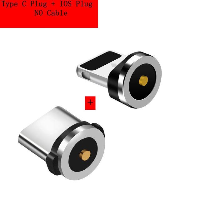Magnetic Cable Plug Type C Micro USB C Plugs Fast Charging Phone Microusb Type-C Magnet Charger Plug For iPhone XR Adapter