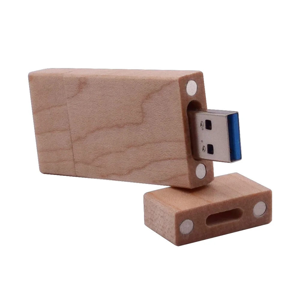 maple Клен деревянный OTG Usb флэш-накопитель 128GB Usb 3,0 Pendrive 64GB 32GB высокоскоростная карта памяти, Флеш накопитель 8GB(более 10 шт бесплатный логотип - Цвет: maple