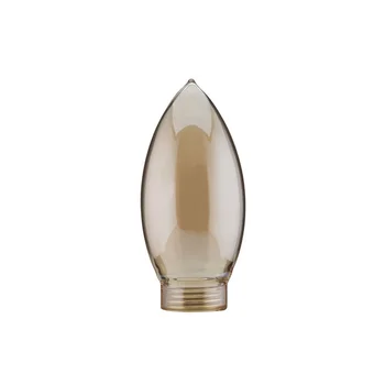 

87553 Glas Kerze Minihalogen Gold