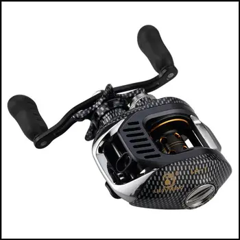 

Large Capacity Lightweight Left Handed Bait Cast Fishing Reel Right-handed Casting Fishing Lure Wheel Tool D5BA