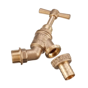 

S60x6 IBC Faucet Tank Drain Coarse Thread Adapter to Brass Garden Tap 1/2'' Nozzle Connector Hose Tap Replacement Valve Fitting