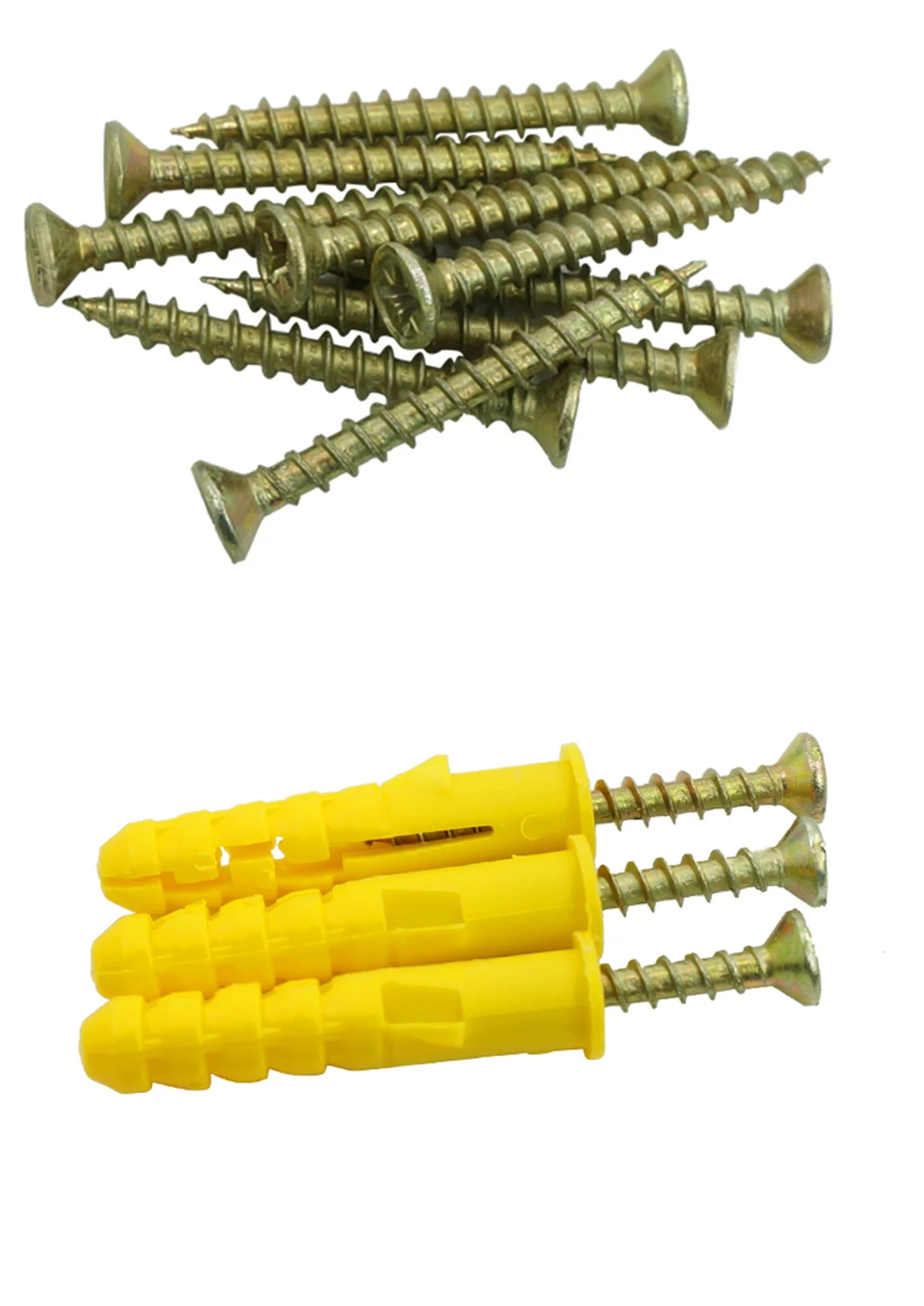 Luchang пластиковые расширительные трубы самонарезающие настенные анкеры бурения деревообрабатывающие заглушки пластиковые расширительные с металлическим винтом комплект
