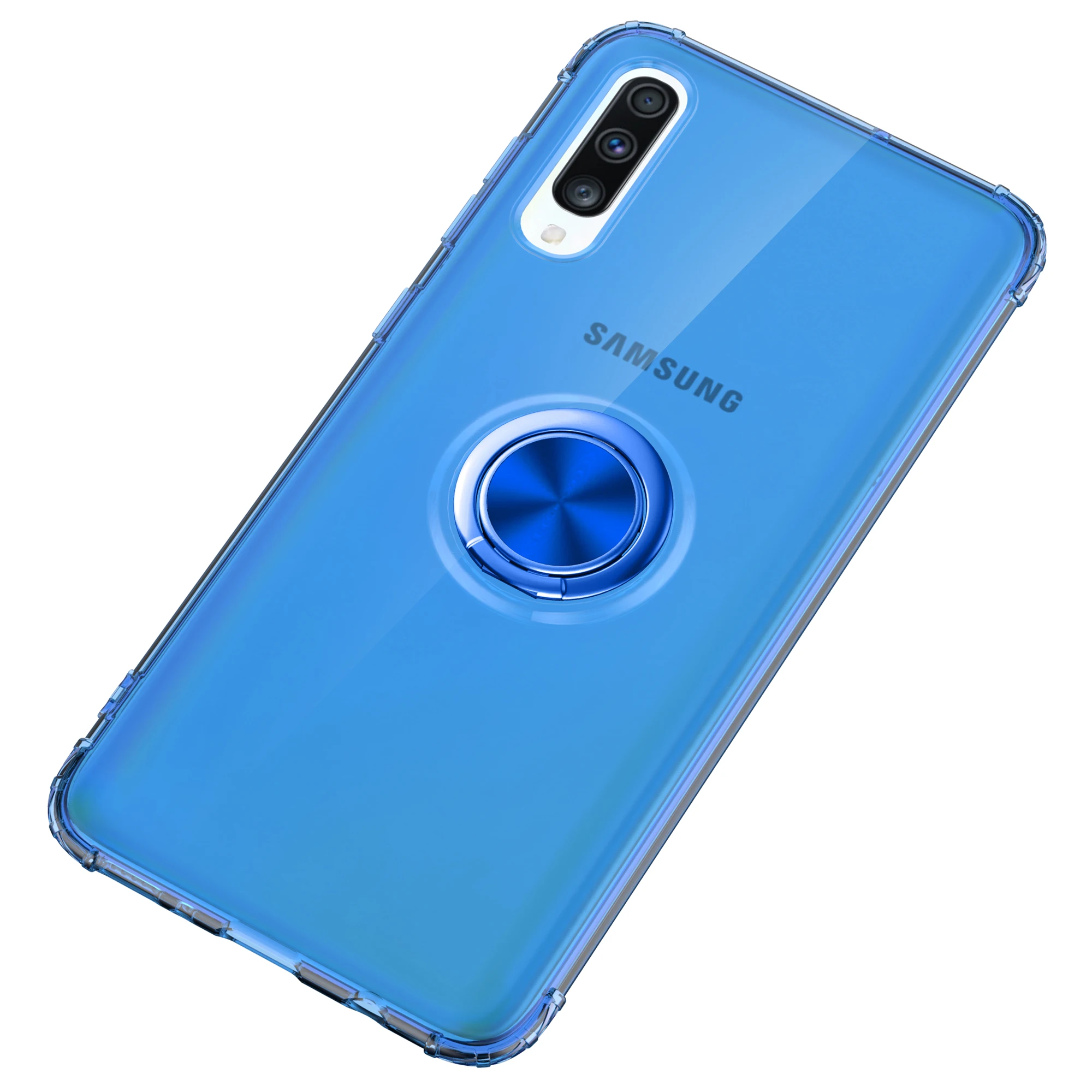 100 шт./лот, чехол из ТПУ для samsung Galaxy A10/M10 A20/A30 A50 A70, прозрачный чехол