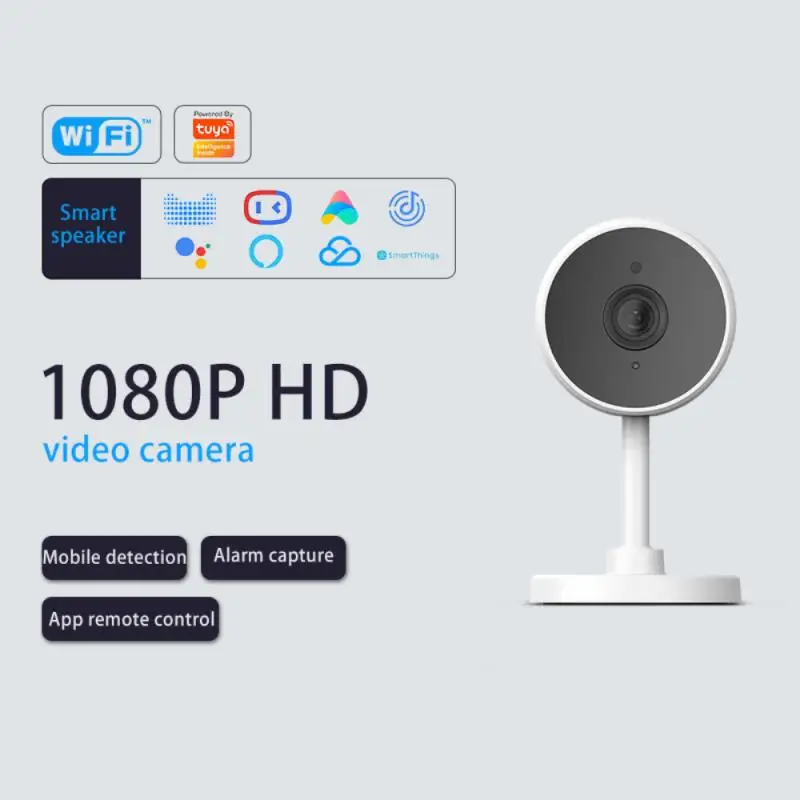 1080P IP Camera Tuya Smart Automatic Tracking Home Security Indoor Surveillance With WiFi Wireless Cam Baby Monitor | Безопасность и