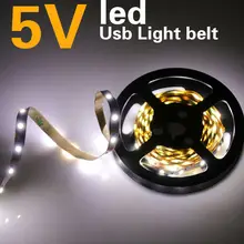 

5V USB LED Light with SMD 2835 DC LED Light Flexible 50CM 1M 2M 3M 4M 5M White Warm Color for TV Background Lighting Night Light