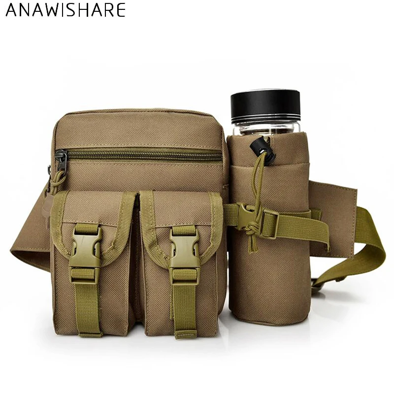 ANAWISHARE, Мужские поясные сумки, нейлоновая, водонепроницаемая, поясная сумка, Мужская поясная сумка, нагрудная сумка, мужская, портативная, поясная сумка, сумки на плечо