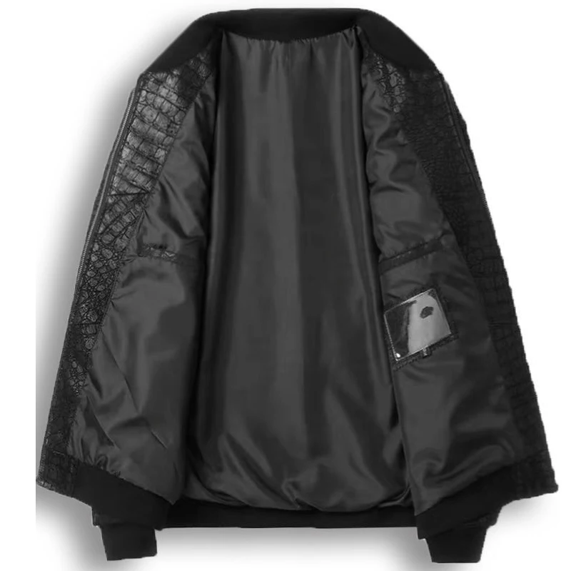 Spring/Winter Genuine Leather Jacket For Men Male High End Sheepskin Business Leisure Motorcycle Thin Coat Chaquetas Hombre - 3