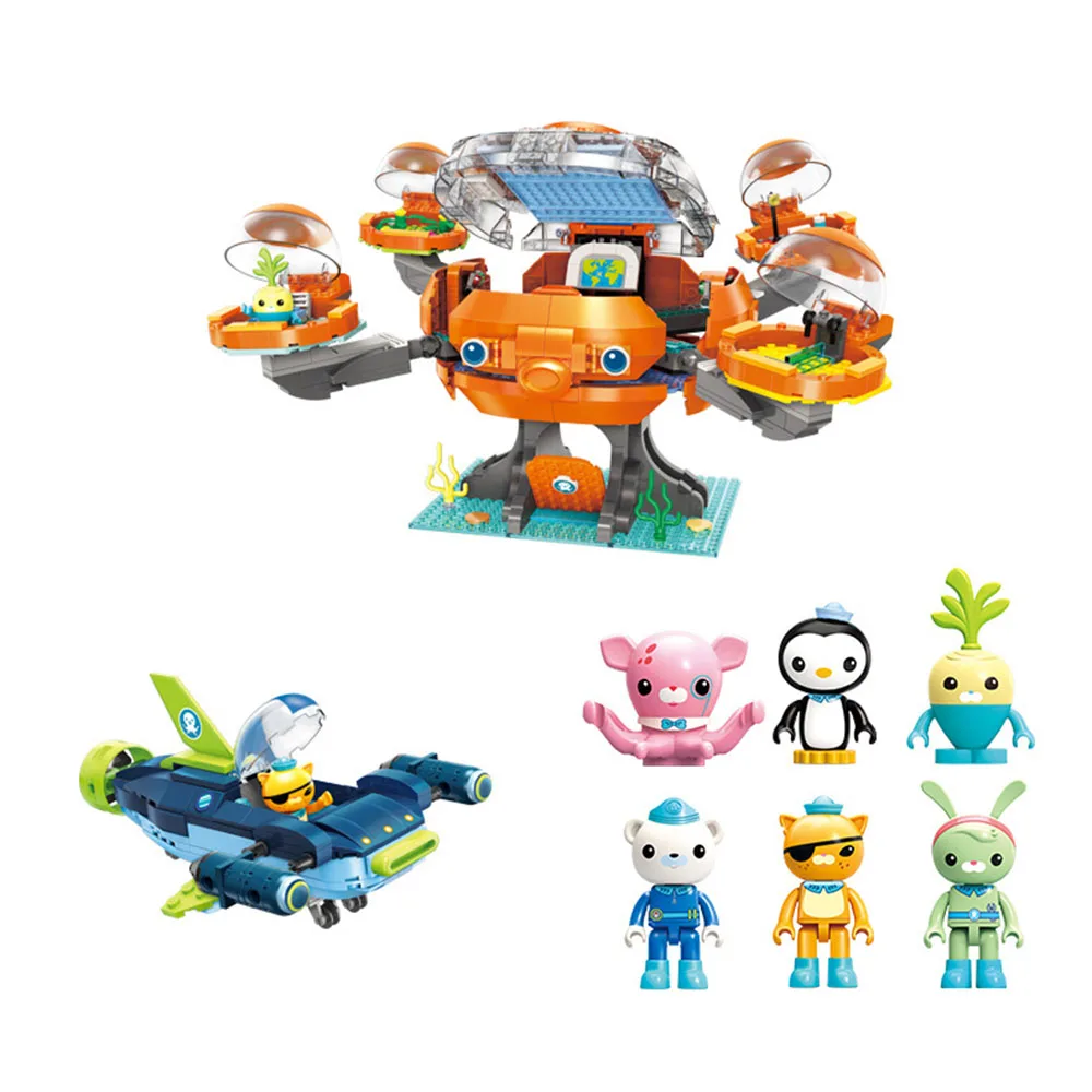 Les Octonauts Octopod Octopus Playset & Barnacles 1페소 Inkling ENLIGHTEN