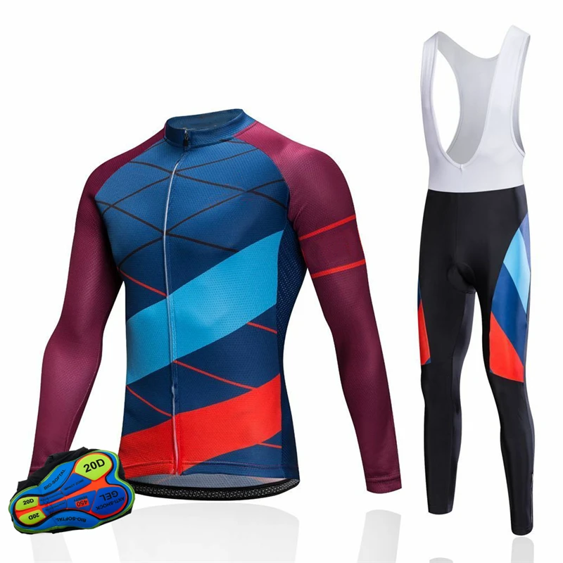 

Anti-UV Downhill Slope Bib Bicycle Set Clothing Jersey Sweatshirt Tight Fitting Quick-Drying Sublimation Cycling Clothes