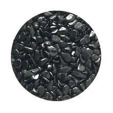 3 размера, 100 г, натуральный черный обсидиан, гравий с кристаллами кварца, очистка дегаусов, натуральные камни и минералы, камни для аквариума