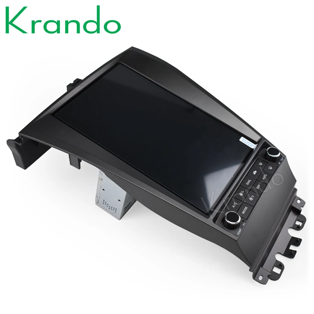 Excellent Krando Android 8.1 12.1" Tesla Vertical screen car radio player for Honda accord 7 2003-2007 gps navigation system 3