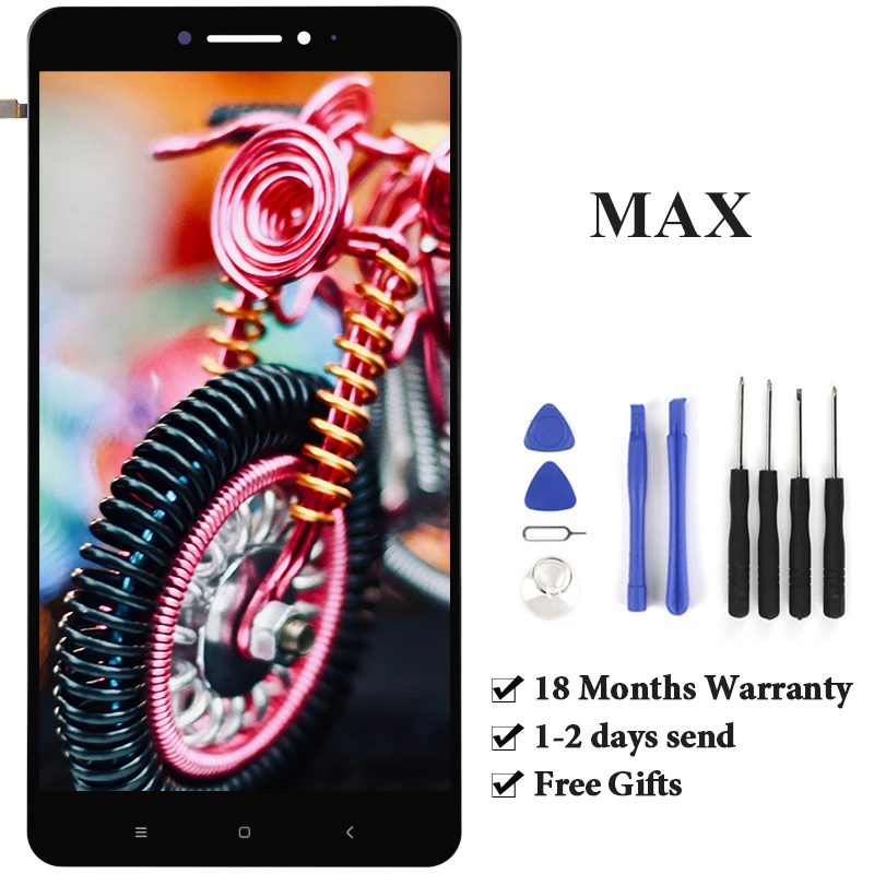 1 шт. запасной ЖК-экран 6 44 дюйма для Mi MAX дисплей высококачественный дигитайзер в