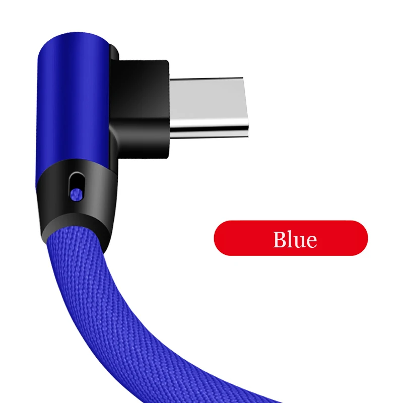 Дизайн для игр Micro usb Быстрый кабель для iPhone зарядный кабель Тип C док-станция адаптера для samsung для huawei android 3m - Цвет: Blue For type C