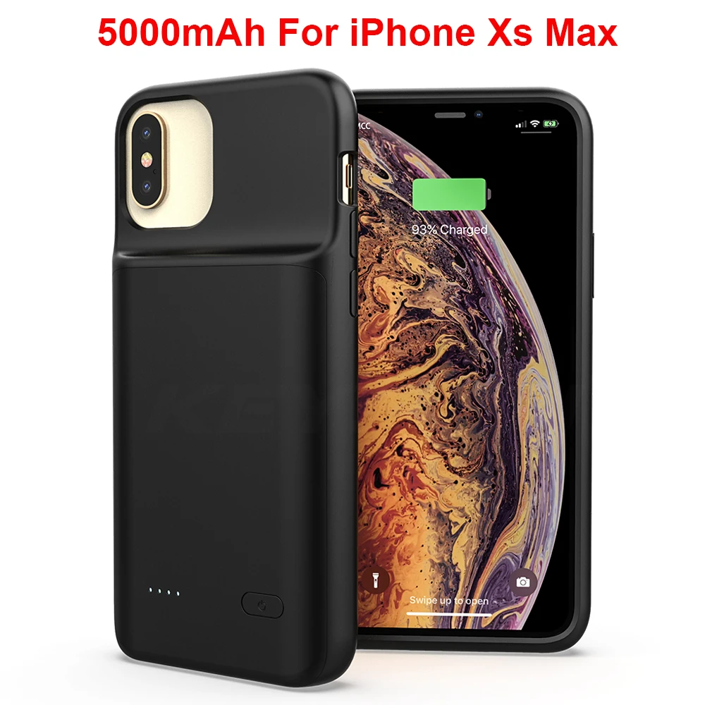 KEYSION Music/Sync Smart Battery Case for IPhone 11 Pro 11 Pro Max Power Bank Charging Charger Cover for IPhone X Xs Max XR - Цвет: For iphone Xs Max