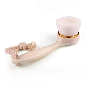 

Facial Brush Exfoliating Remove Dirt Deep Cleaning Woven Rope Skin Care Hanging Soft Long Handle Pore Portable Practical Manual