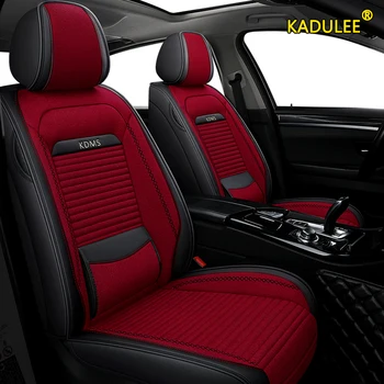 

KADULEE flax car seat covers for suzuki sx4 Swift Grand Vitara Jimini KIZASHI Alivio dodge caliber Avenger polo auto seats