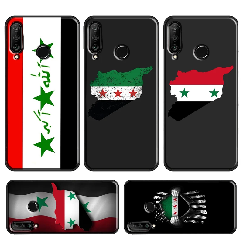 Чехол с флагом Сирии для Huawei P30 Pro P40 P20 Lite Mate 20 P Smart 2019 Z Nova 5T Honor 50 10i 8X 9X | Мобильные