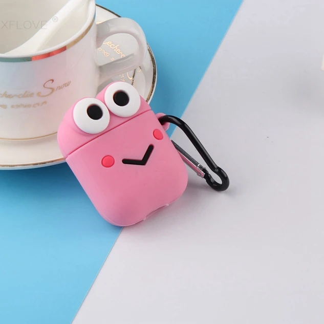 1322G8 Чехол для наушников для Airpods, чехол с милым мультяшным котом и Мышкой, чехол для наушников для Apple Air pods 2 Earpods 3D Bear, аксессуары для наушников - Цвет: 1322G8