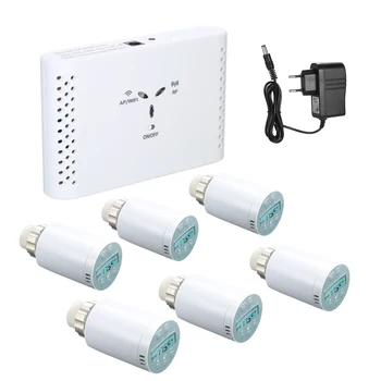 

WIFI Smart Thermostat Temperature Controller for Electric Floor Heating Water Wireless Reciver Voice Remote Control Programmable