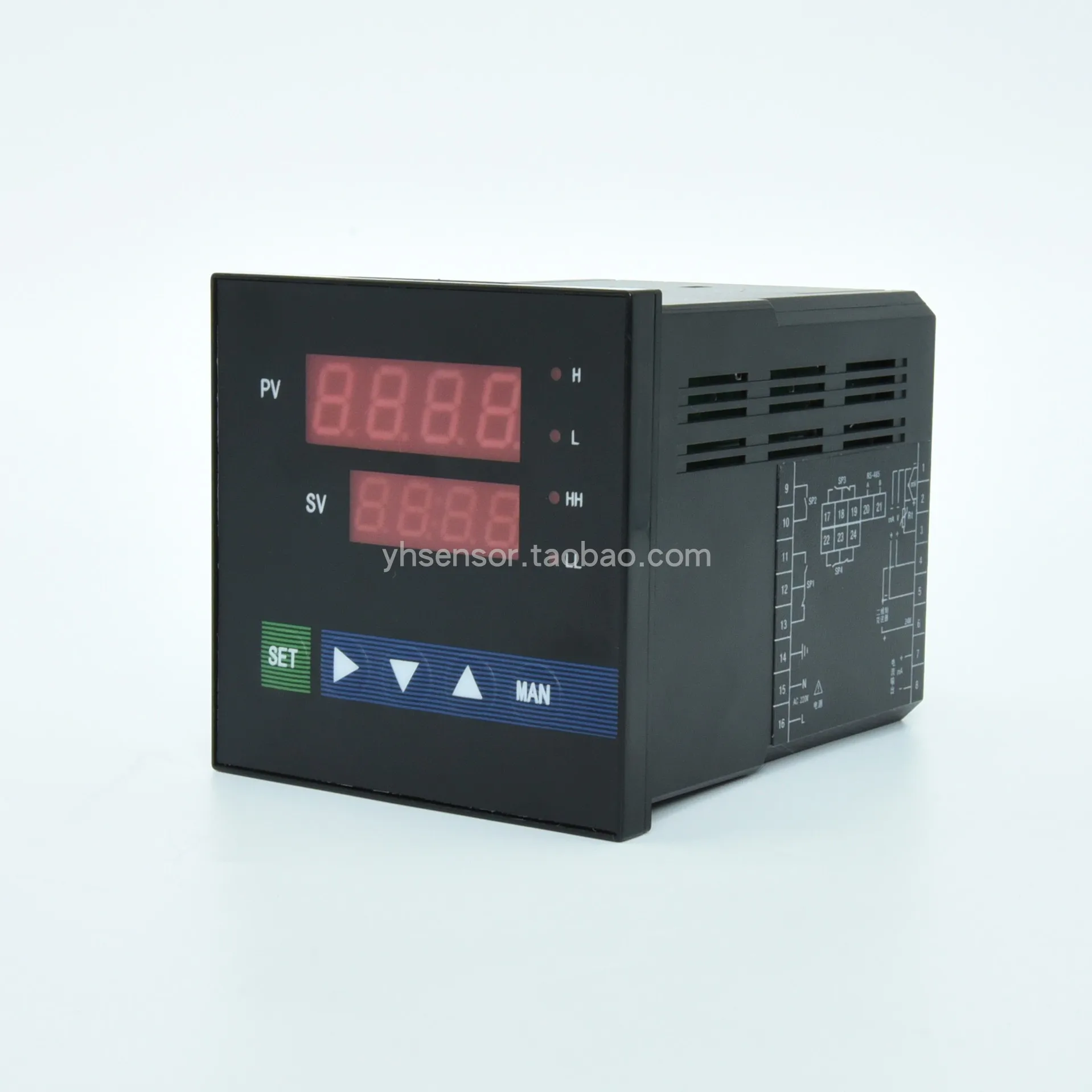 PY9100 Intelligent Pressure Alarm Device Data Display Instrument Pressure Controller 96*96 4-20mA Input 220VAC