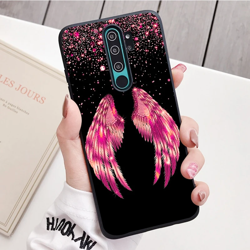 Thiên Thần Silicone Ốp Lưng Điện Thoại Redmi Note 8 7 Pro S 8T Cho Redmi 9 7A Bao Vỏ xiaomi leather case custom